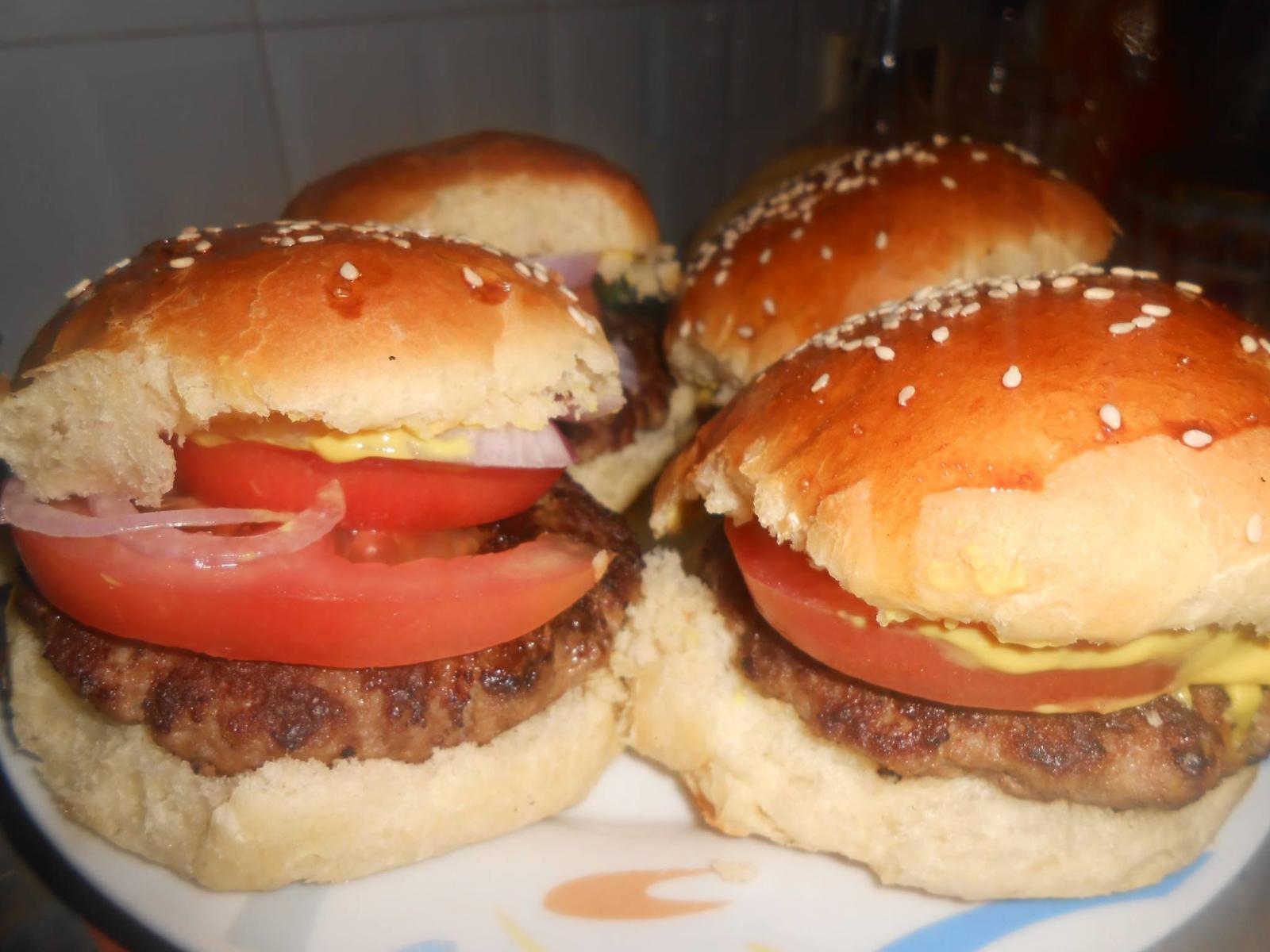 Σπιτικά-hamburgers-συνταγή-