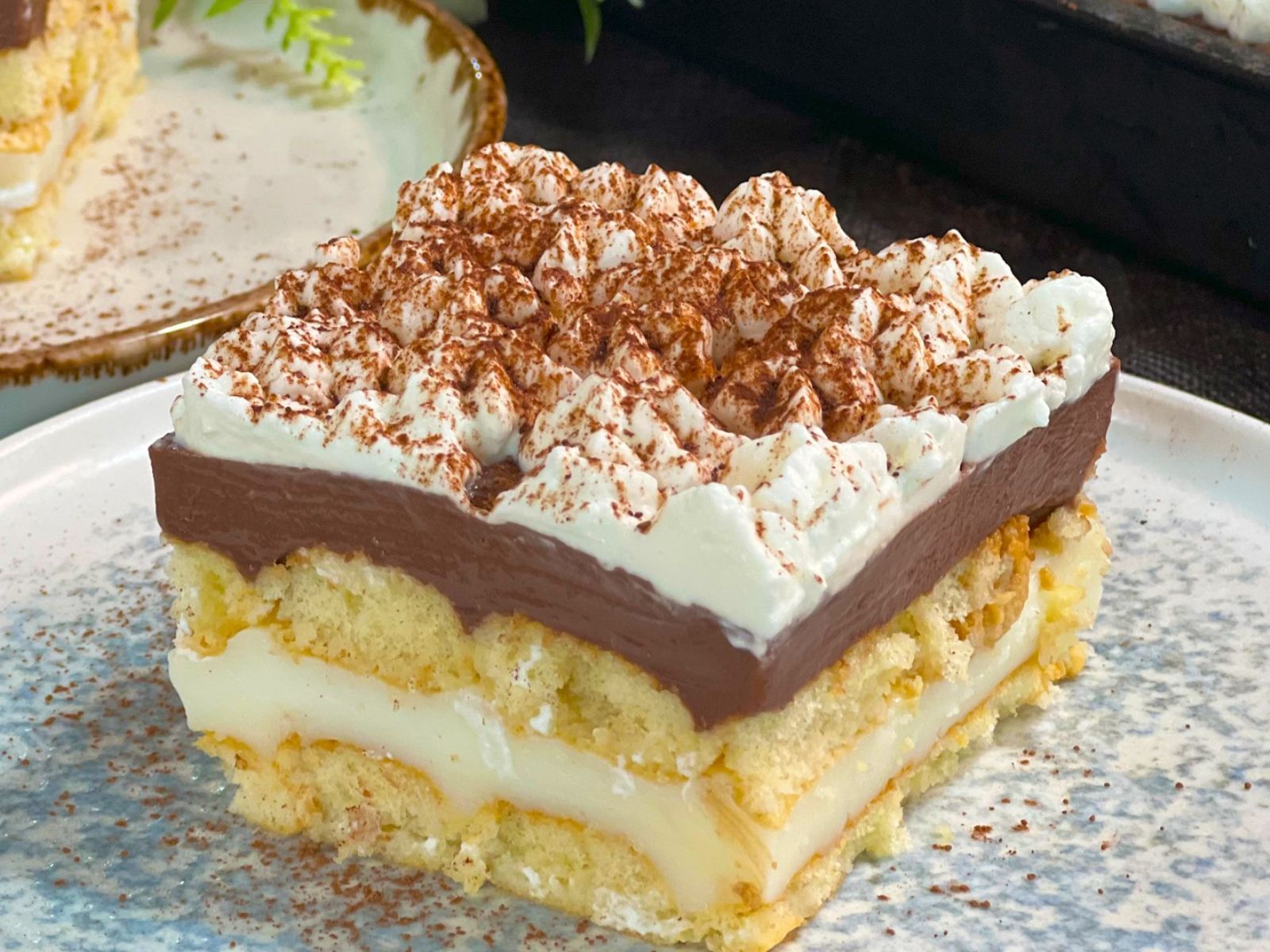 Ανάμεικτο γλυκό ψυγείου με σαβαγιάρ