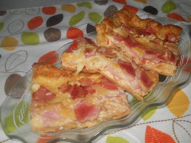Quiche Lorraine-Κις Λορέν-με μπέικον-και-τυριά-συνταγή- Quiche Lorraine-Κις Λορέν-με μπέικον-και-τυριά-συνταγή-