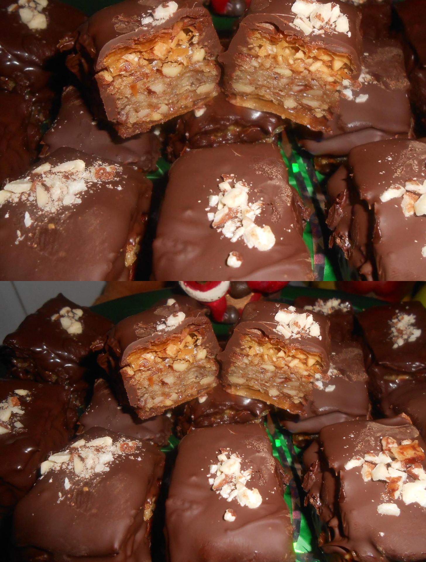 Ατομικά σοκολατένια μπακλαβαδάκια