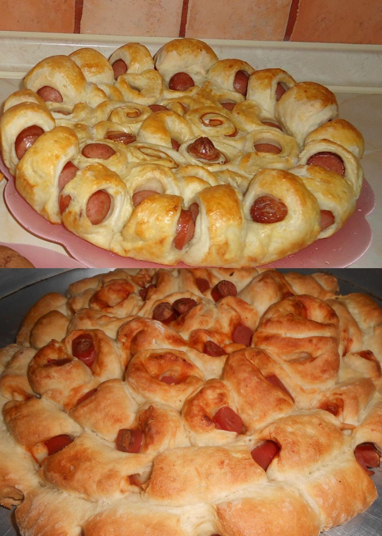 Λουκανικόπιτα σε μπουκίτσες