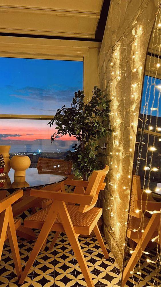 ιδέες διακόσμησης-στο-μπαλκόνι-με-κουρτίνες-