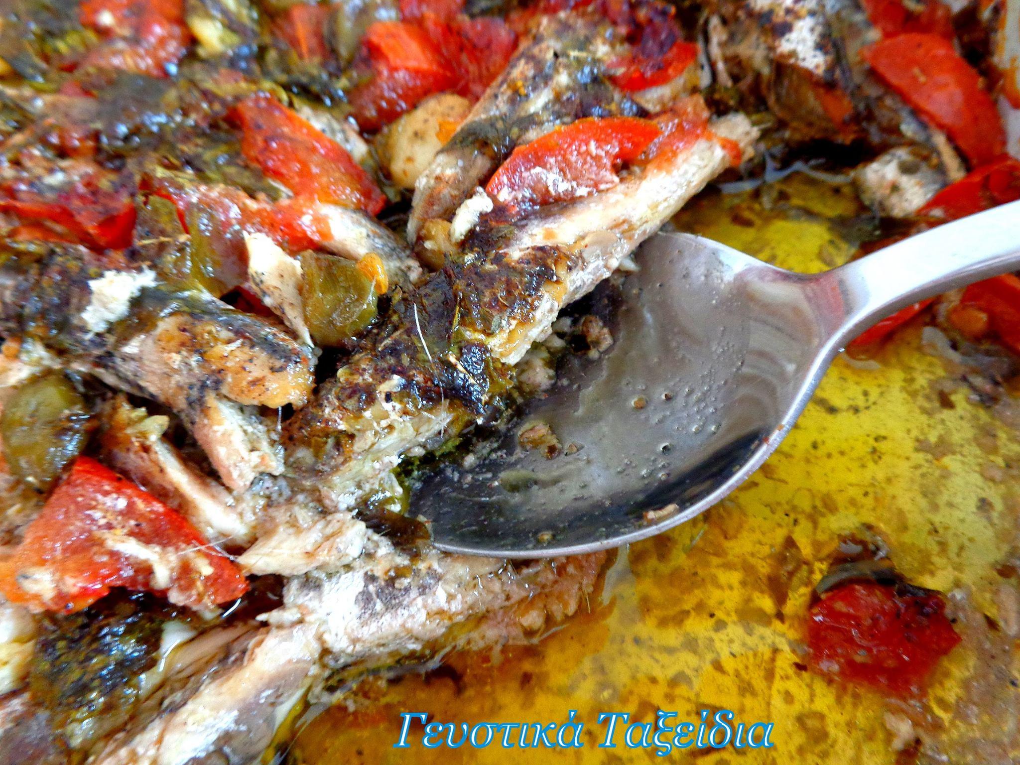 γαύρος-φούρνου-με-κάπαρη-συνταγή-