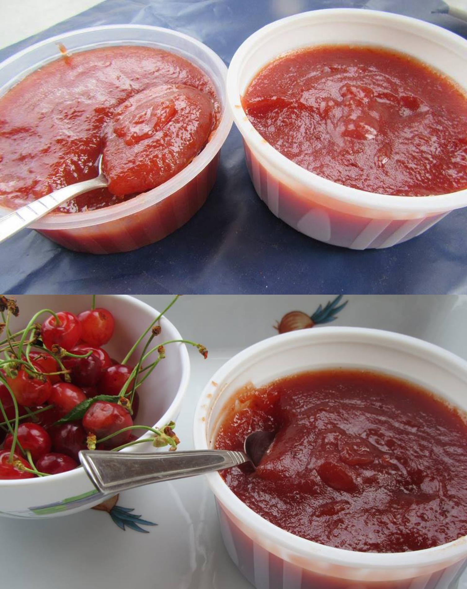 Πηχτή μαρμελάδα κεράσι