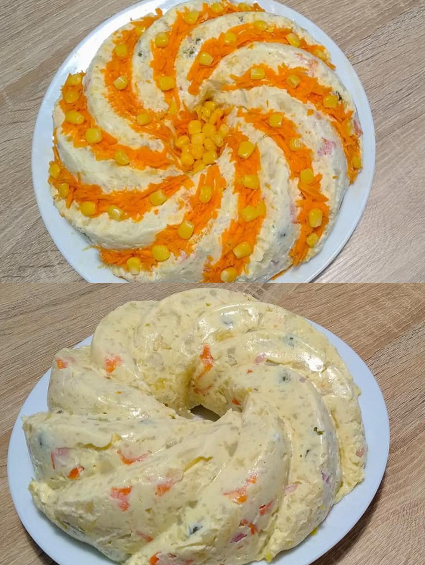 Πατατοσαλάτα φόρμας για παιδικό πάρτι