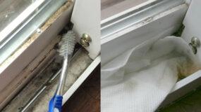 Σκόνη και κολλημένες βρωμιές στις ράγες από τις μπαλκονόπορτες – Κάντε τις ράγες να γυαλίζουν εύκολα με ένα μόνο υλικό