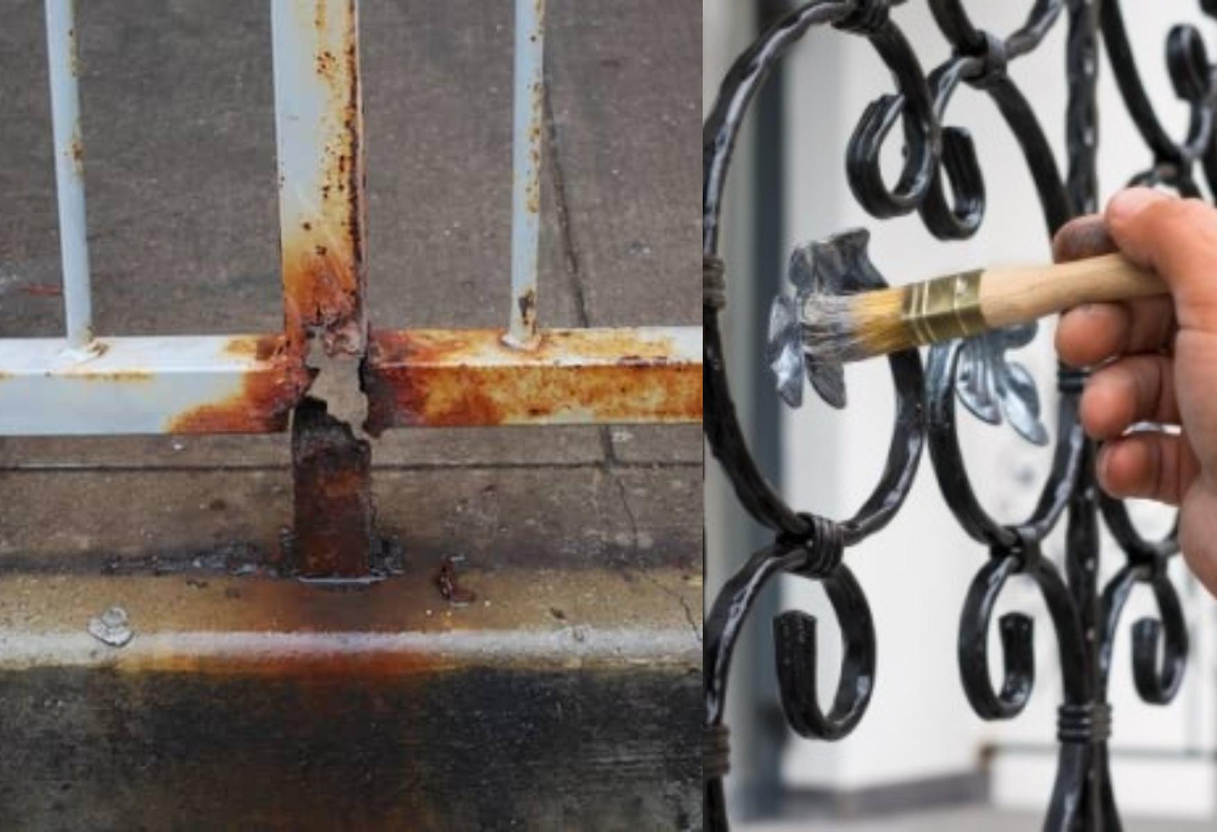 Κάγκελα μπαλκονιού: Πως να τα καθαρίσετε από σκουριά και βρωμιές οικονομικά και αποτελεσματικά