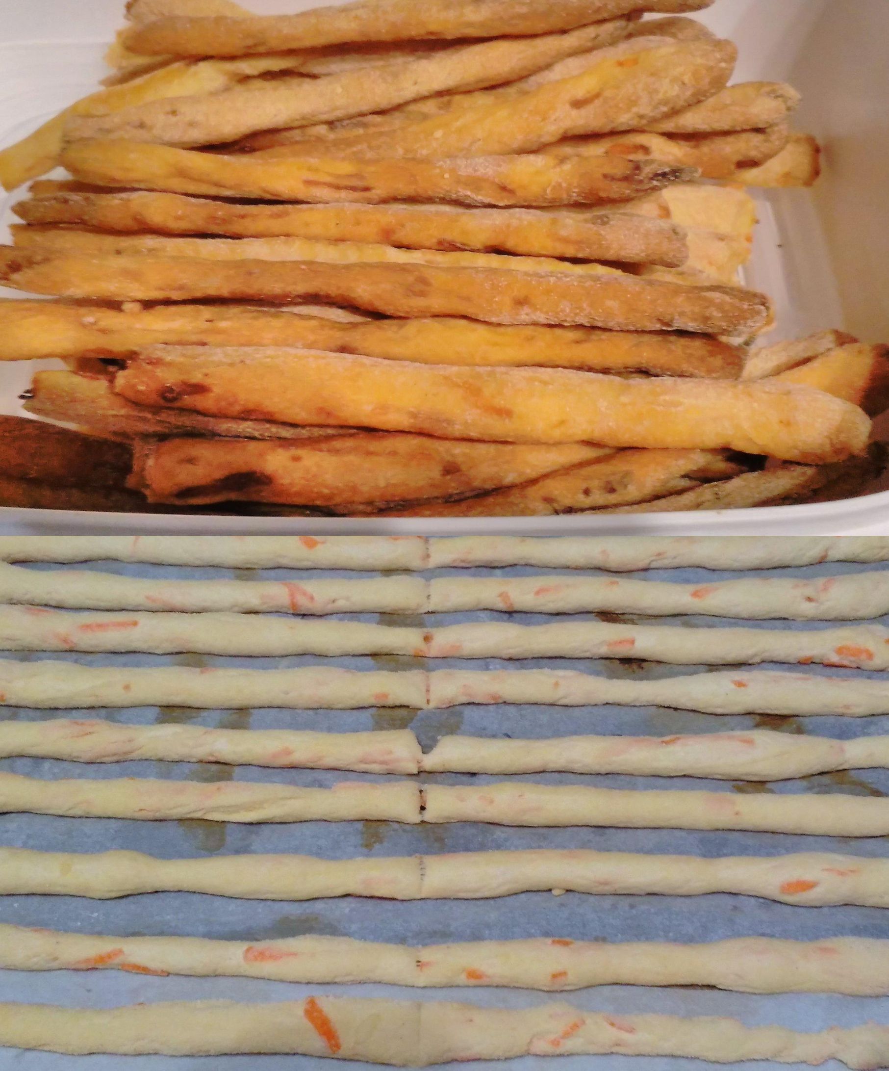 Κριτσίνια καρότου με 1 μονάδα