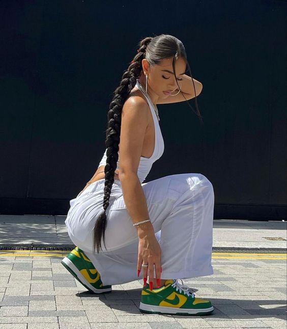 πλεξούδα-σε-μακριά-μαύρα μαλλιά-ιδέες-