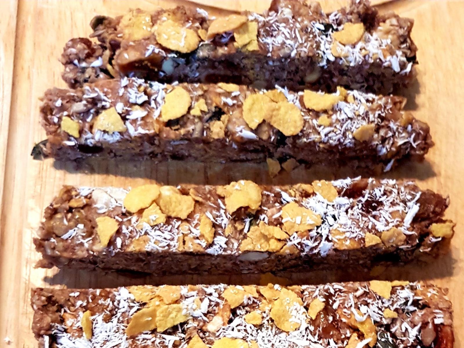 μπάρες-δημητριακών-με-αποξηραμένα φρούτα-χωρίς-ζάχαρη-συνταγή-