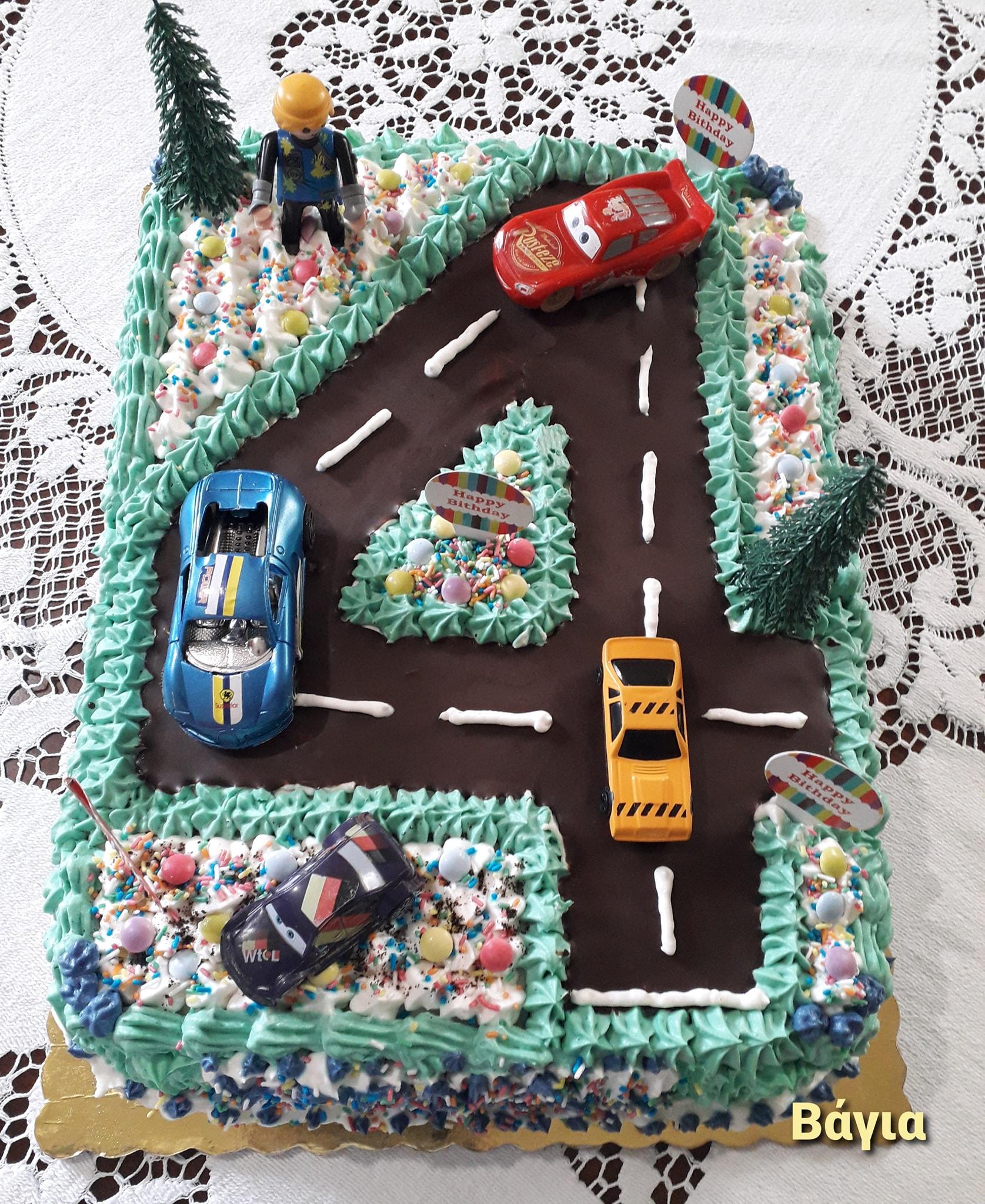 τούρτα-για-παιδικό πάρτι-δρόμος-συνταγή- τούρτα-για-παιδικό πάρτι-δρόμος-συνταγή-