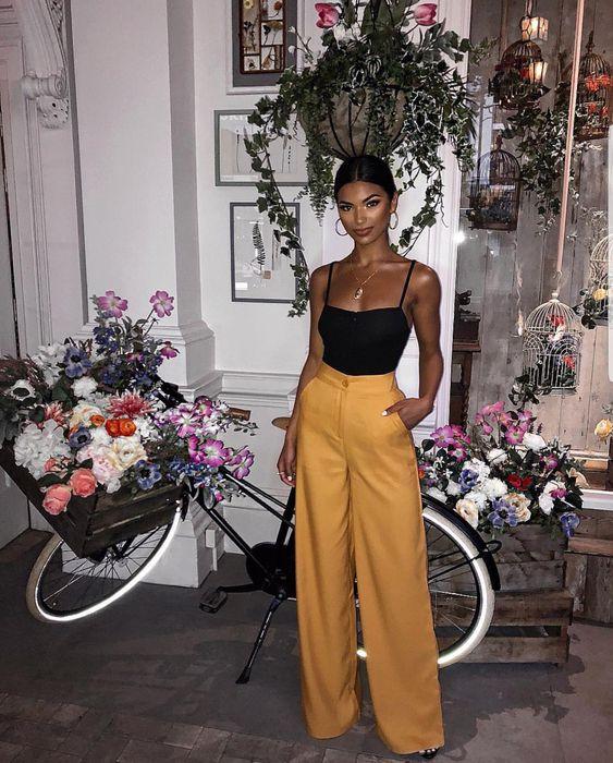 ιδέες-για-καλοκαιρινό ντύσιμο-με-wide leg-παντελόνια-Καλοκαίρι 2023-