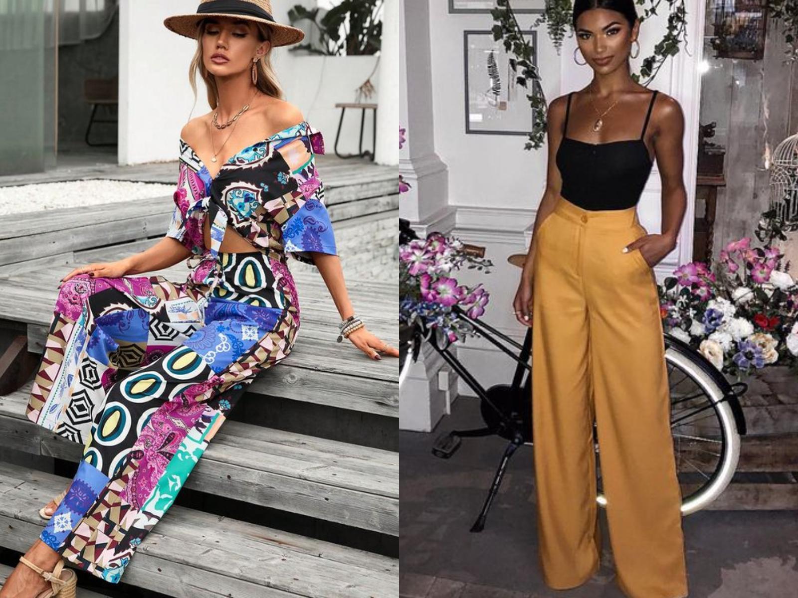 ιδέες-για-καλοκαιρινό ντύσιμο-με-wide leg-παντελόνια-Καλοκαίρι 2023-