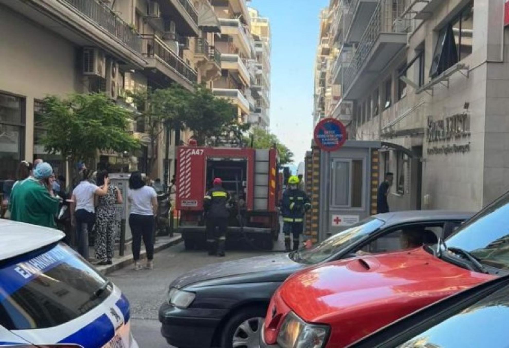 Θεσσαλονίκη: Φωτιά τώρα σε κλινική στο κέντρο
