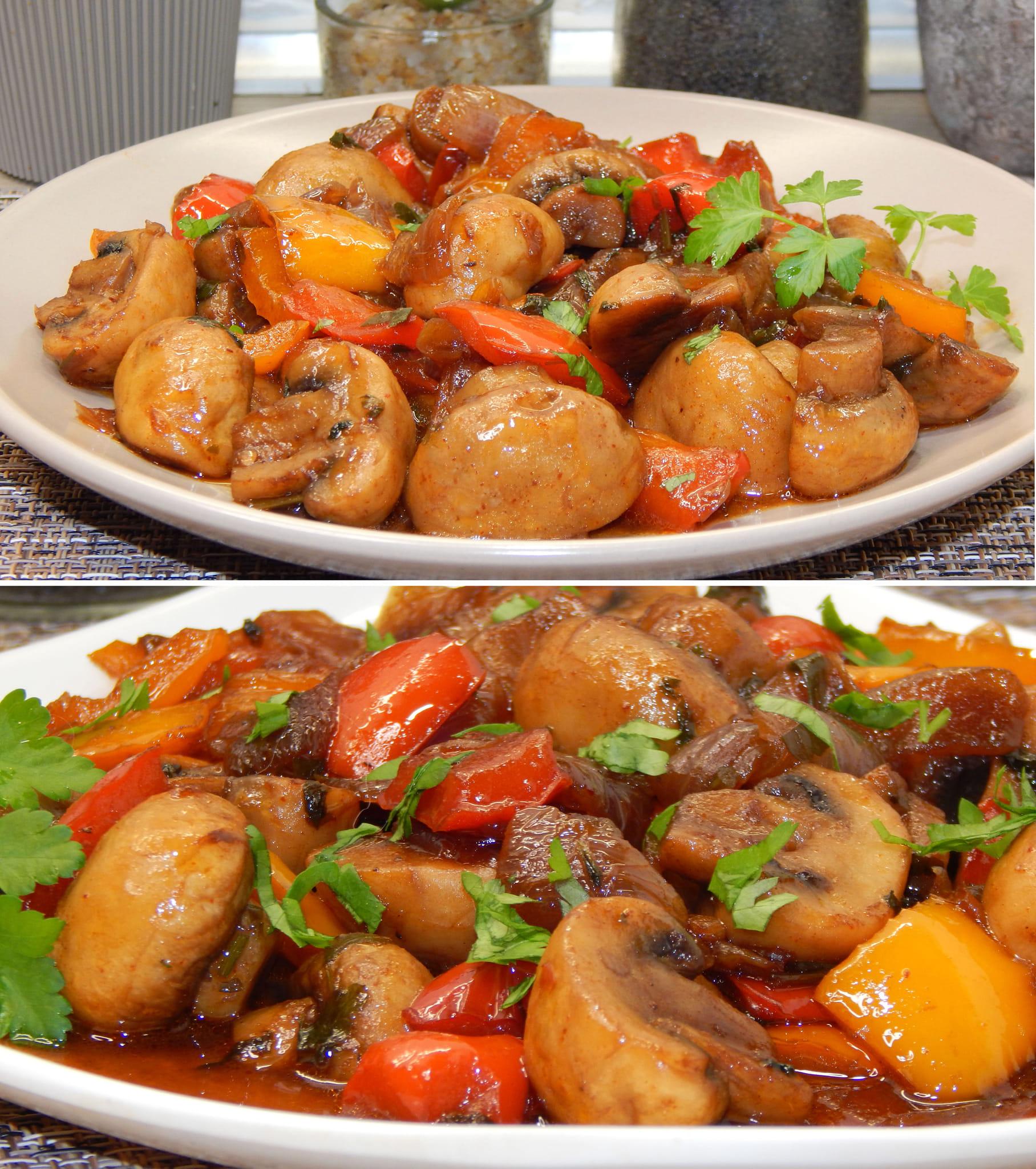 μανιτάρια-κοκκινιστά-με-λαχανικά-συνταγή-