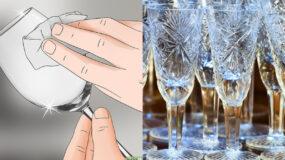 Κρυστάλλινα ποτήρια που αστράφτουν : Έτσι θα τα καθαρίσετε
