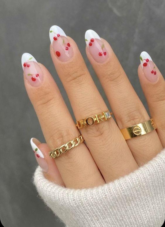 ιδέες-για-cherry nails-Καλοκαίρι 2023- ιδέες-για-cherry nails-Καλοκαίρι 2023-