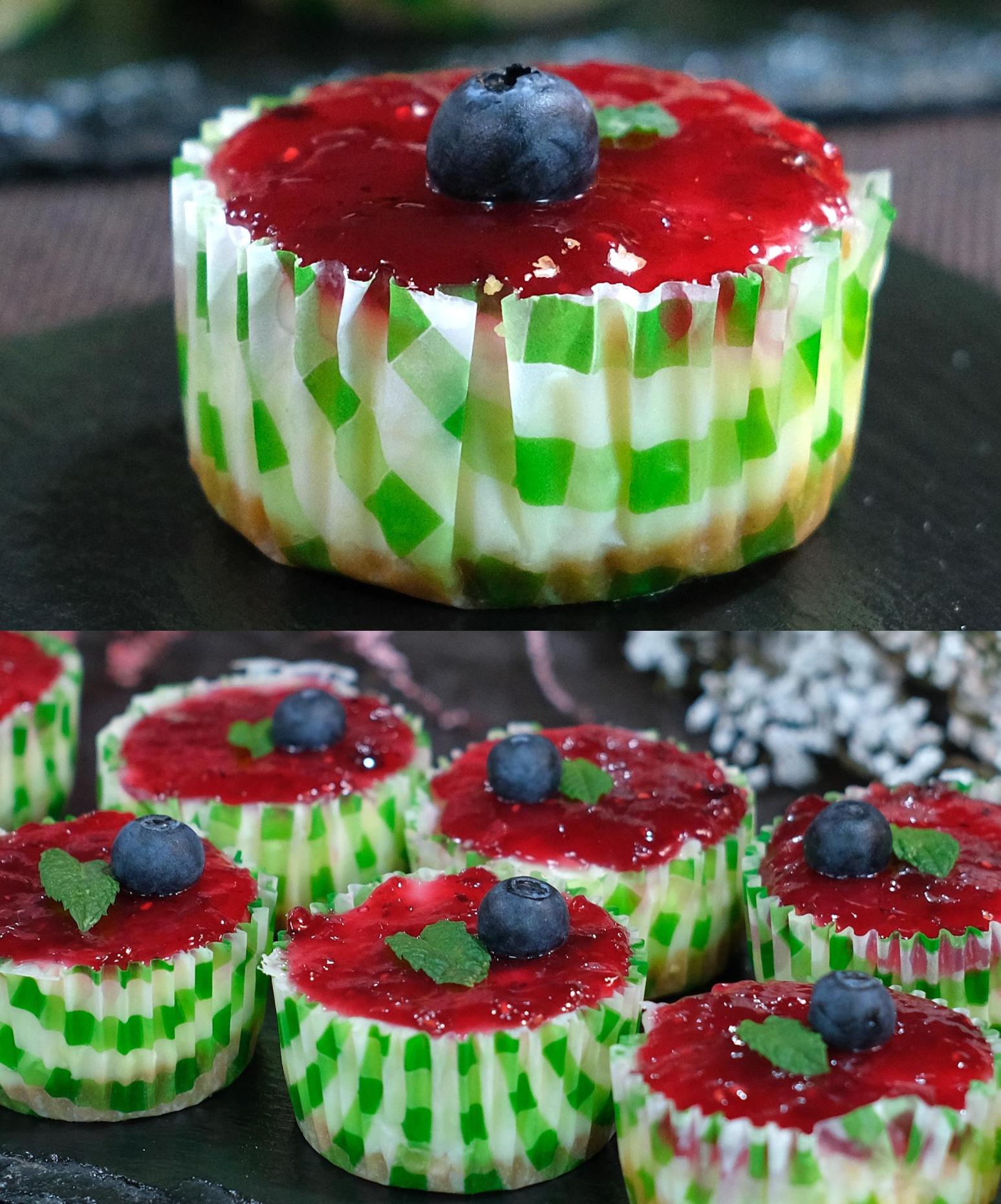 Εύκολα ατομικά γλυκά χωρίς ψήσιμο