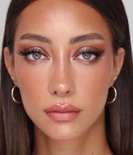 μπρονζέ-μακιγιάζ-με-smokey eye-ιδέες- μπρονζέ-μακιγιάζ-με-smokey eye-ιδέες-