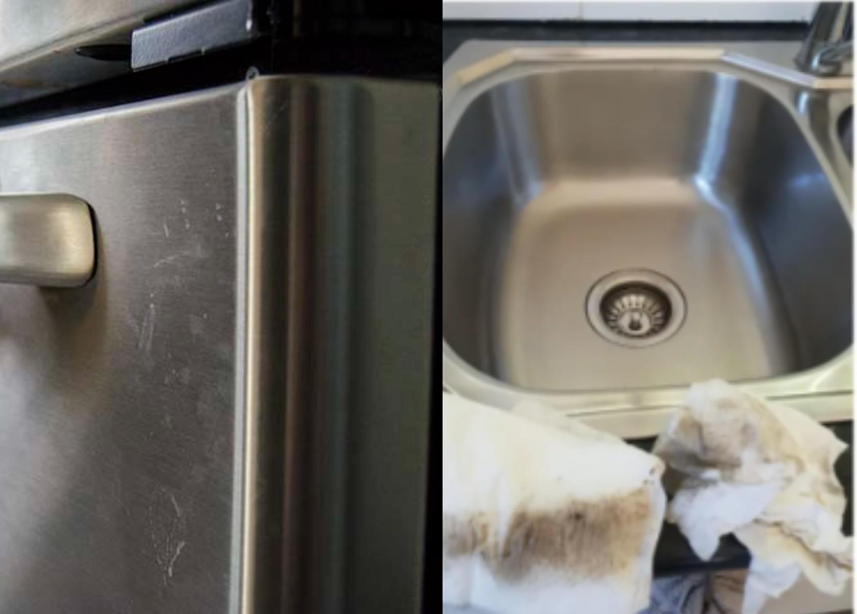 Ιnox ψυγείο κουζίνα απορροφητήρας και νεροχύτης – Το σπιτικό καθαριστικό που θα σας λύσει τα χέρια