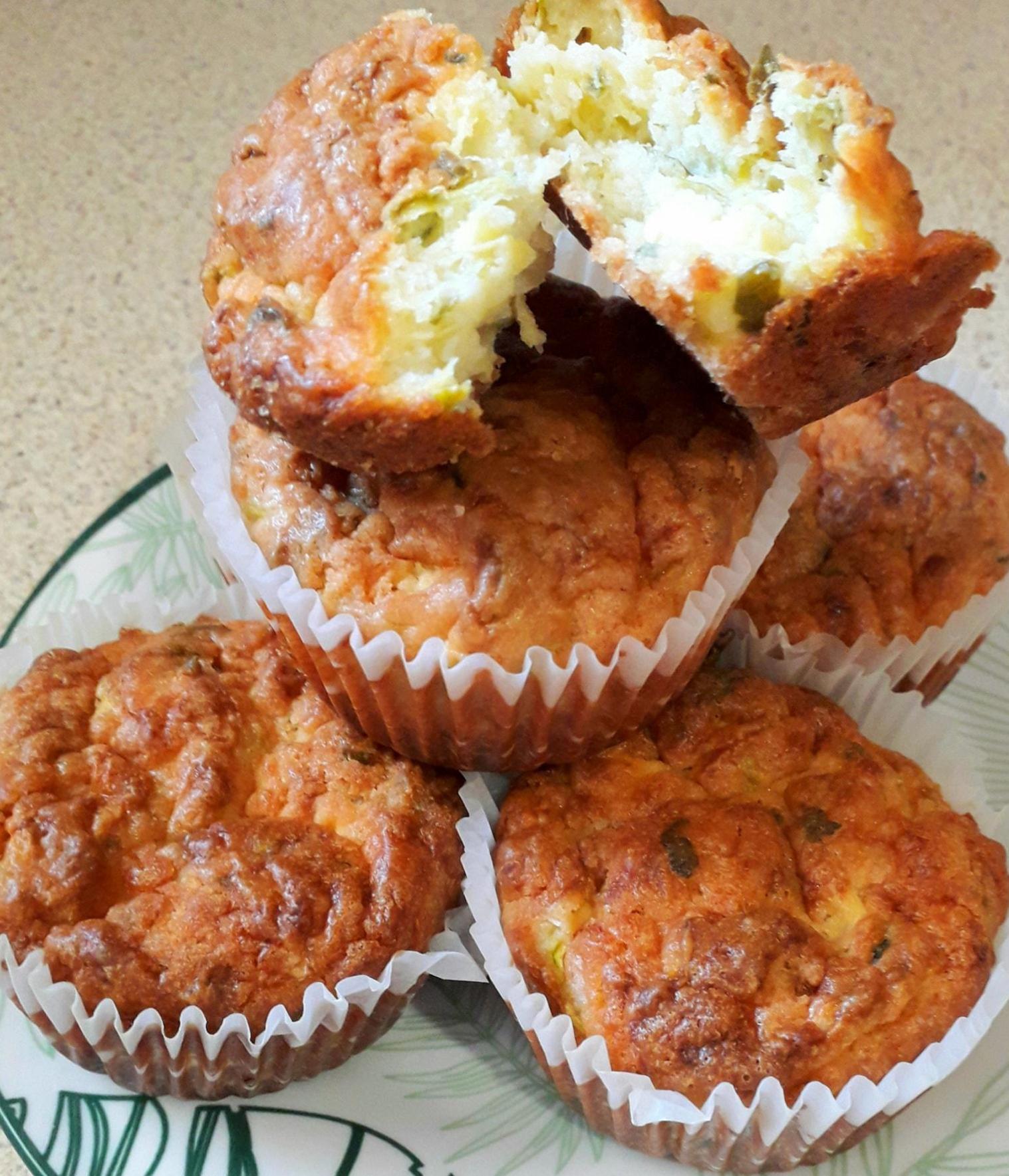 Τα muffins του Καλοκαιριού: Αλμυρά κεκάκια με κολοκυθάκια