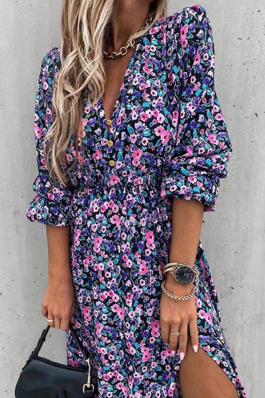 Η Ιωάννα Τριανταφυλλίδου από τους Παγιδευμένους φοράει το απόλυτο Floral φόρεμα του καλοκαιριού