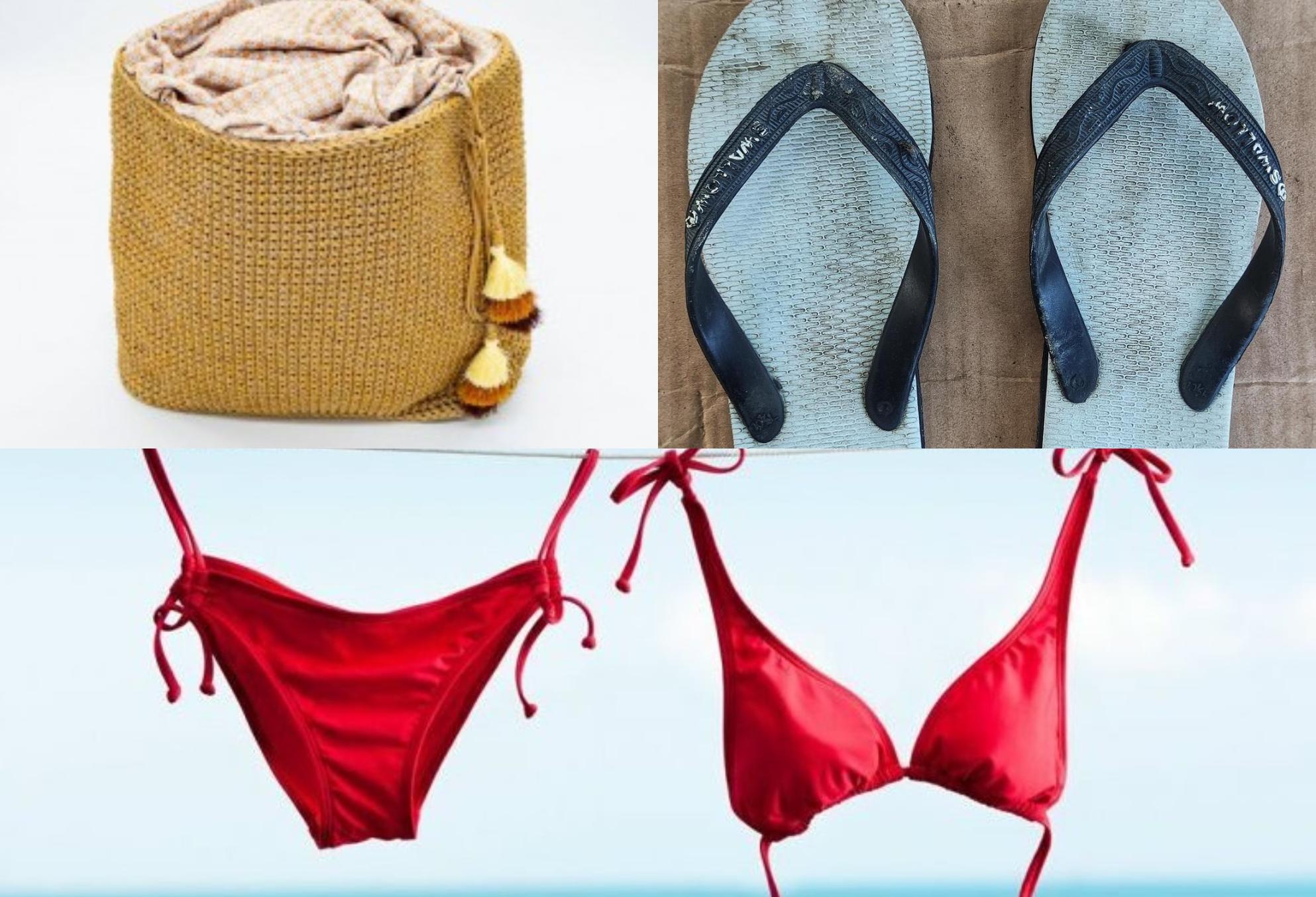 Σαγιονάρες Τσάντα θαλάσσης και Μαγιό: Πως να τα καθαρίσεις απο αντηλιακό άμμο και μούχλα