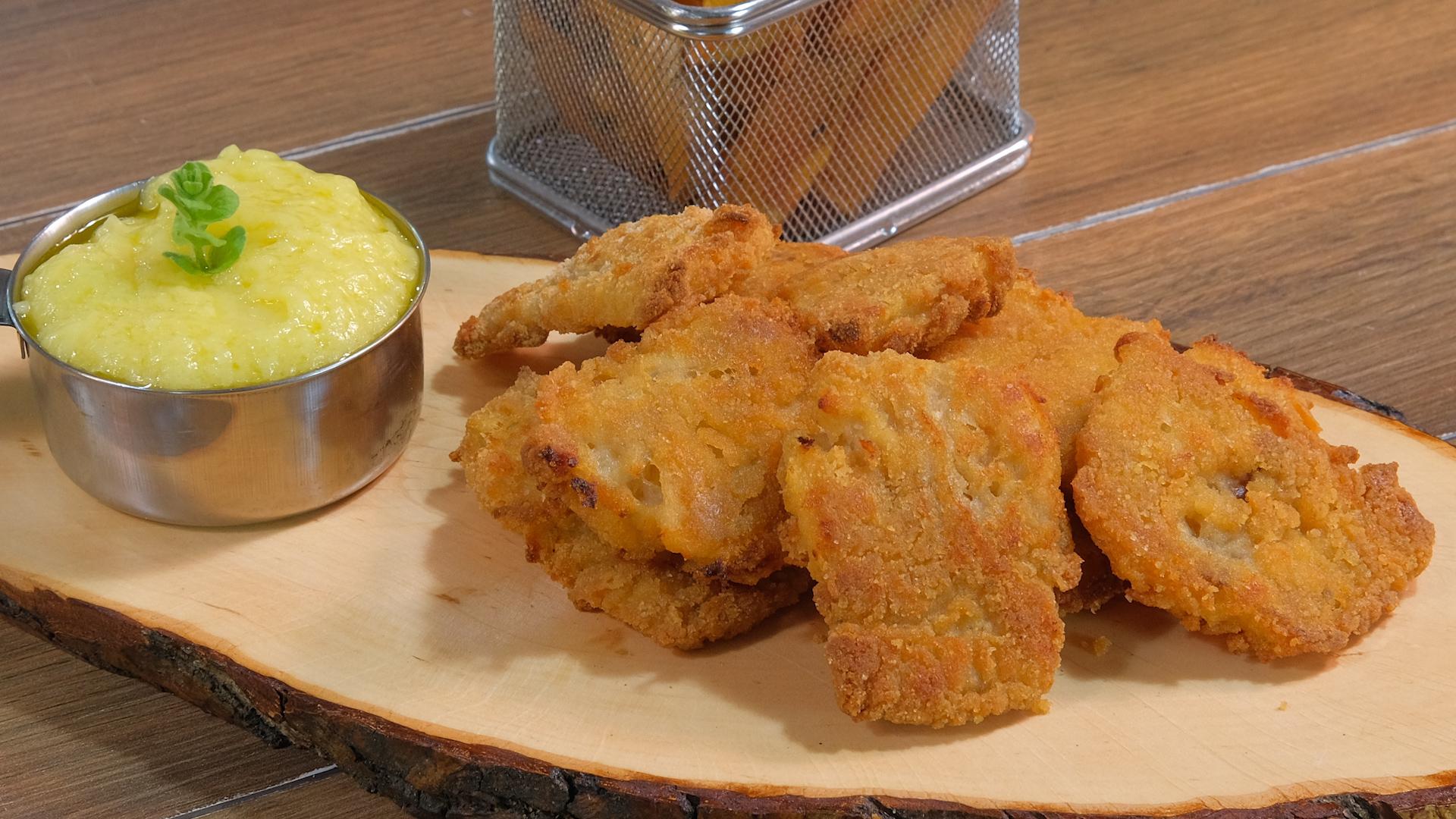 Μεταμόρφωση του Σωτήρος-μπακαλιάρος-στον φούρνο-σαν-τηγανιτός-με-σκορδαλιά-συνταγή-