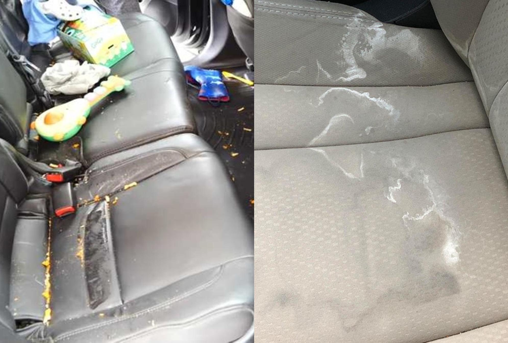 Καφές λάσπη και υπολείμματα φαγητού στα καθίσματα του αυτοκινήτου: Δες πως να τα κάνεις σαν καινούρια 