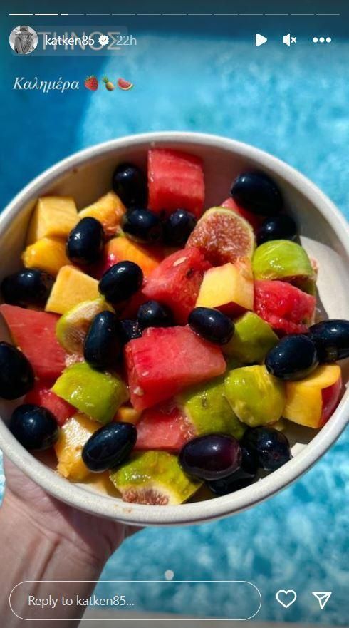 Η Κατερίνα Καινούργιου δεν κάνει διατροφή χωρίς γεύση : Δείτε το εύκολο και γευστικό πρωινό της