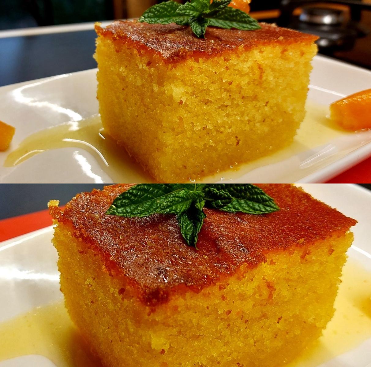 πορτοκαλόπιτα-με-σιμιγδάλι-συνταγή-