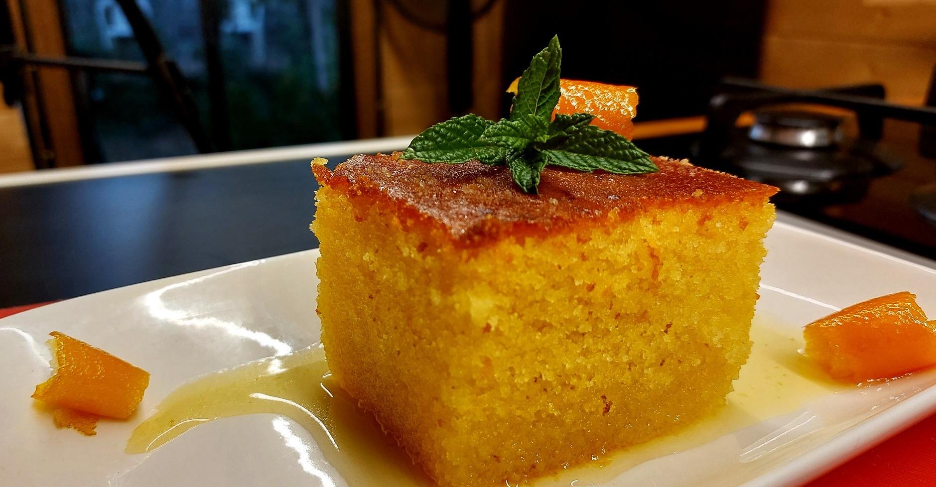 πορτοκαλόπιτα-με-σιμιγδάλι-συνταγή-