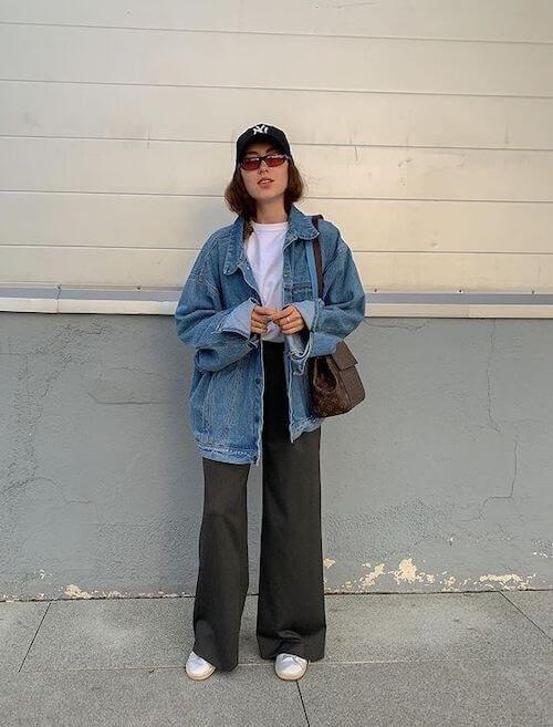 oversized τζιν ζακέτα-με-φόρμα-ιδέες-