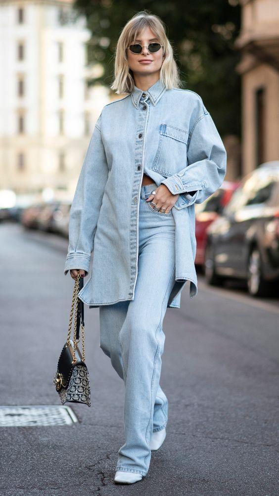 τζιν μπουφάν-με-τζιν-παντελόνι-ιδέες-