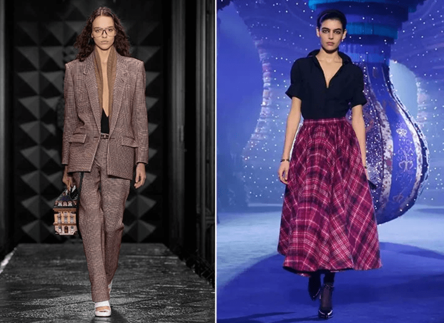 tartan print-Φθινόπωρο-Χειμώνας-2023-2024-τάσεις-στο-ντύσιμο- tartan print-Φθινόπωρο-Χειμώνας-2023-2024-τάσεις-στο-ντύσιμο-