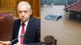 «Καμπανάκι»  Λέκκα : Άμεσα μέτρα για την αποτροπή των πλημμυρικών κινδύνων