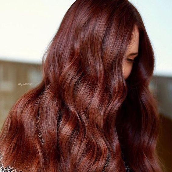 σκούρα-καστανοκόκκινα-σοκολατί μαλλιά-ιδέες-