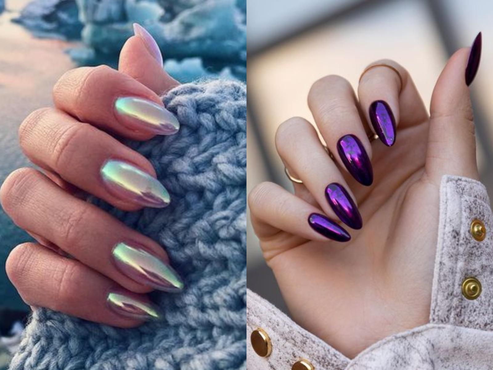 ιδέες-για-μεταλλικά νύχια-Φθινόπωρο-Χειμώνας-2023-2024-τάσεις-