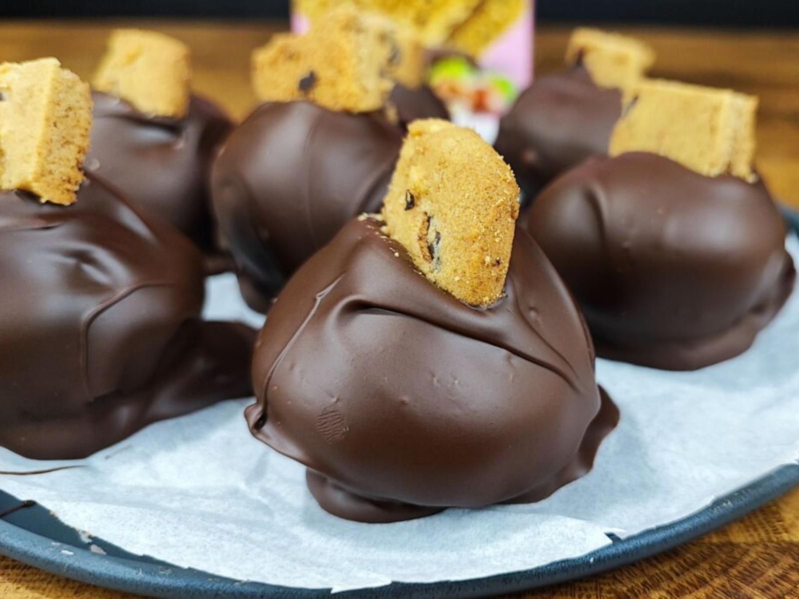 τρουφάκια-μπισκότο-με-3 υλικά-χωρίς ζάχαρη-συνταγή-