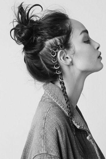 boho κότσοι-τάσεις-Φθινόπωρο-Χειμώνας-2023-2024-ιδέες-