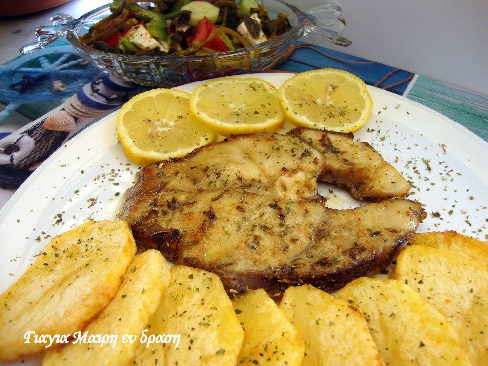 γαλέος-με-μουστάρδα-και-θυμάρι-συνταγή-