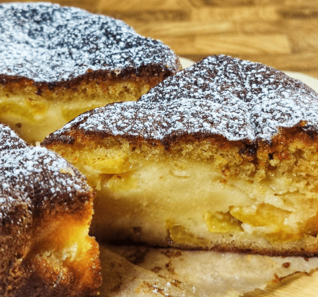 κέικ-ροδάκινο-χωρίς ζάχαρη-συνταγή-