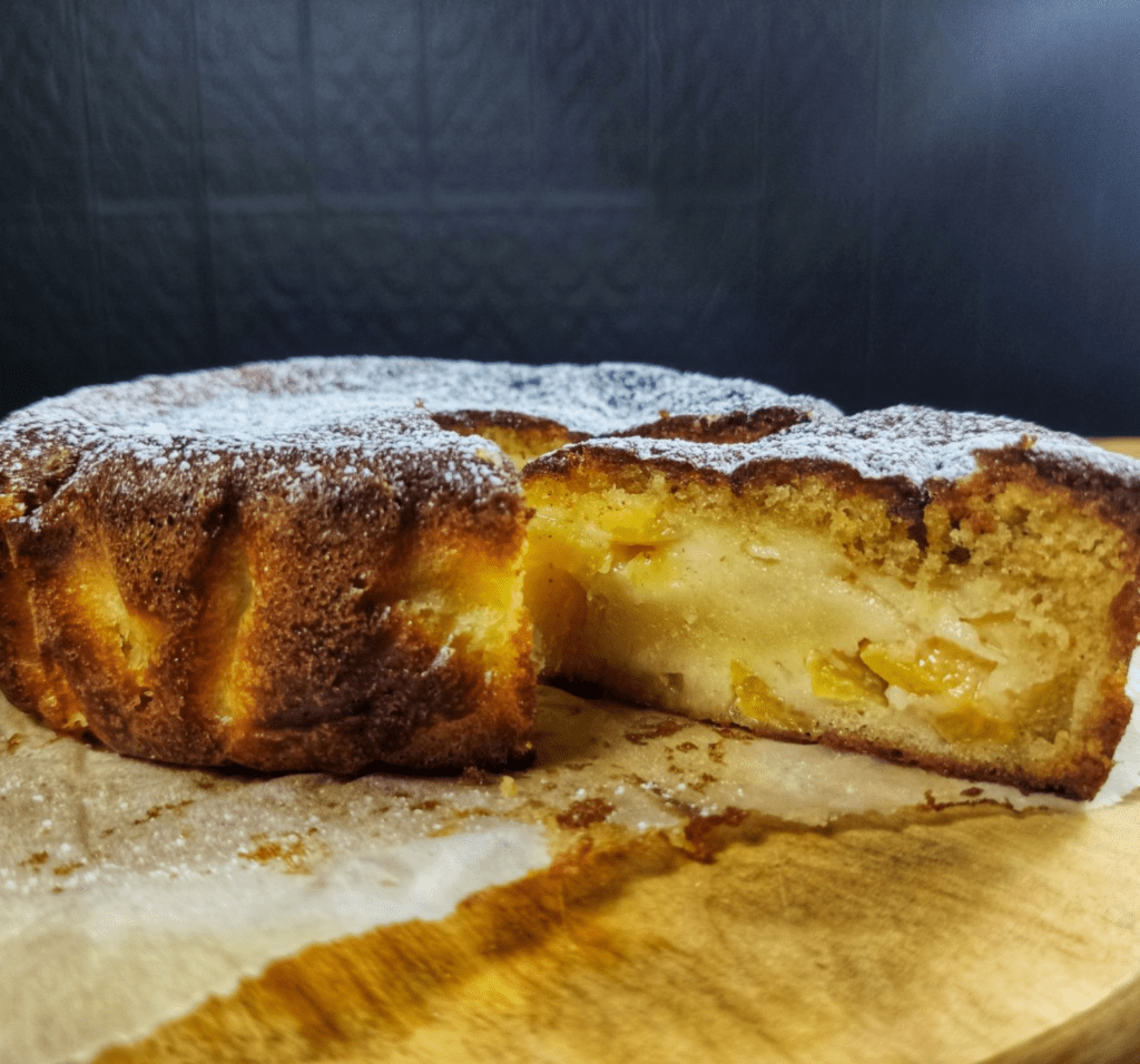 κέικ-ροδάκινο-χωρίς ζάχαρη-συνταγή-