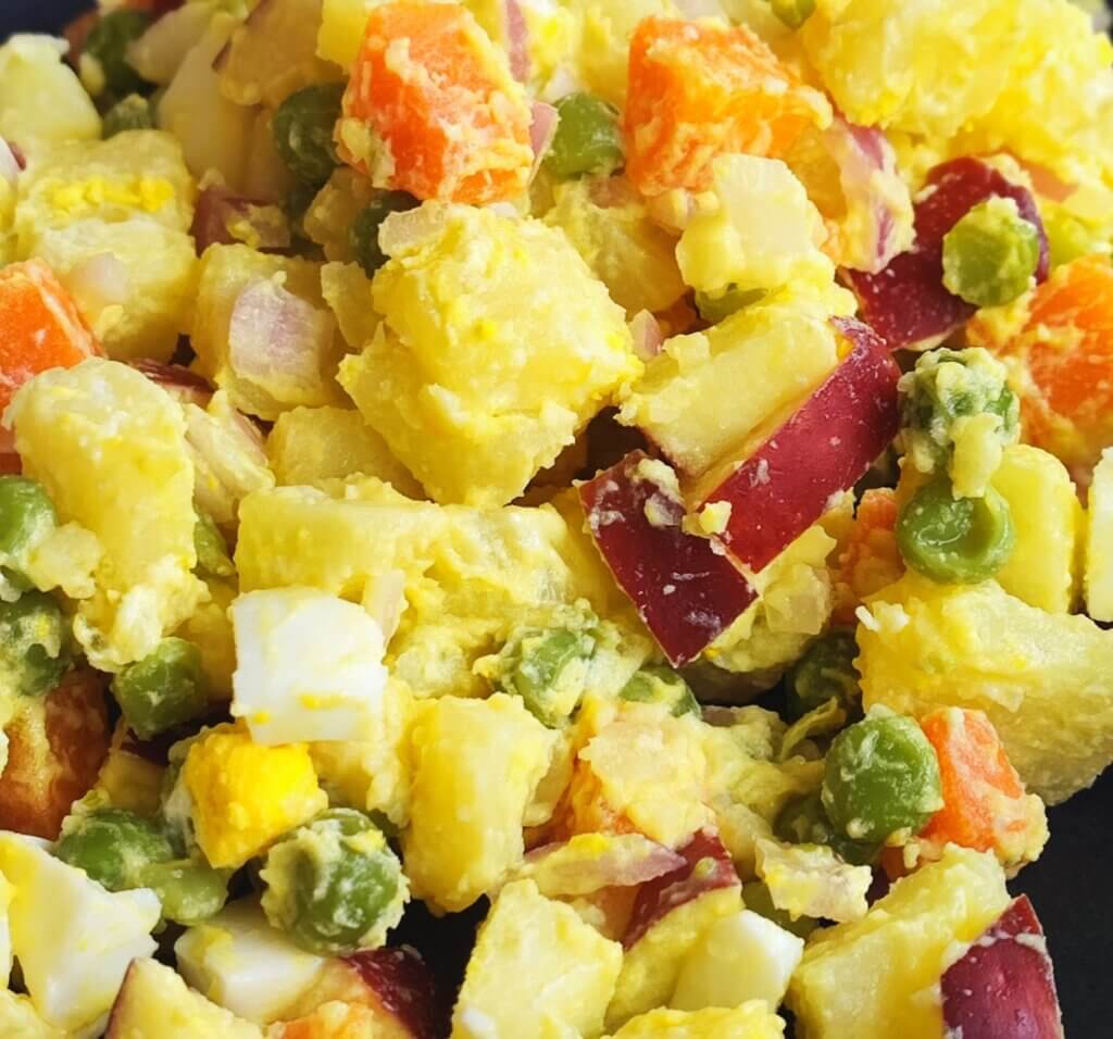 Salatka Jarzynowa-με γιαούρτι-συνταγή-