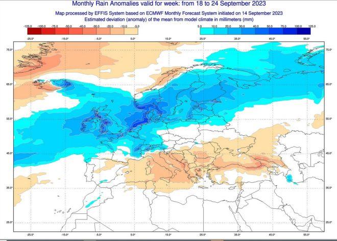Θοδωρής Κολυδάς: Δείτε πως θα είναι ο καιρός μέχρι το τέλος Σεπτεμβρίου