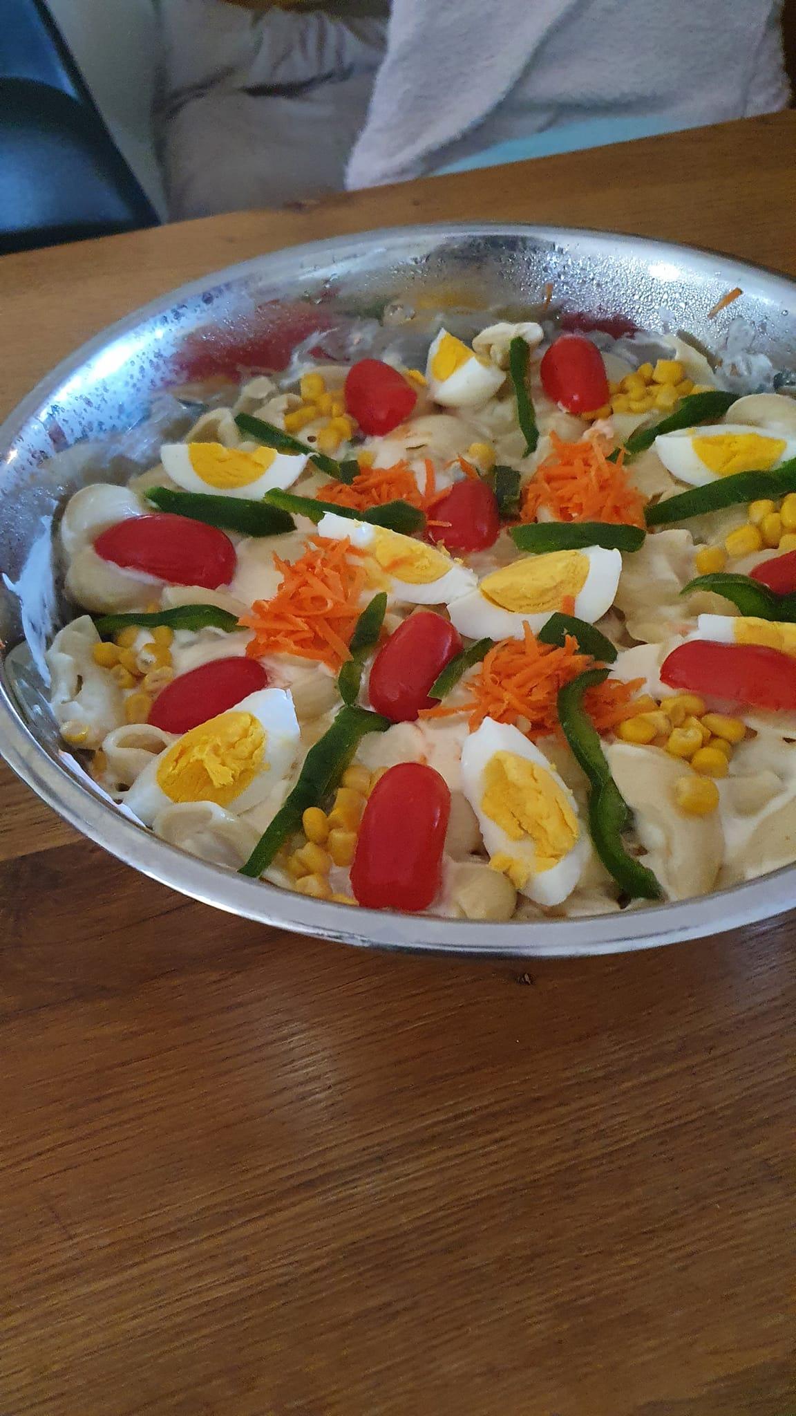 Μακαρονοσαλάτα-με-σώς γιαουρτιού-και-αυγά-συνταγή- Μακαρονοσαλάτα-με-σώς γιαουρτιού-και-αυγά-συνταγή-