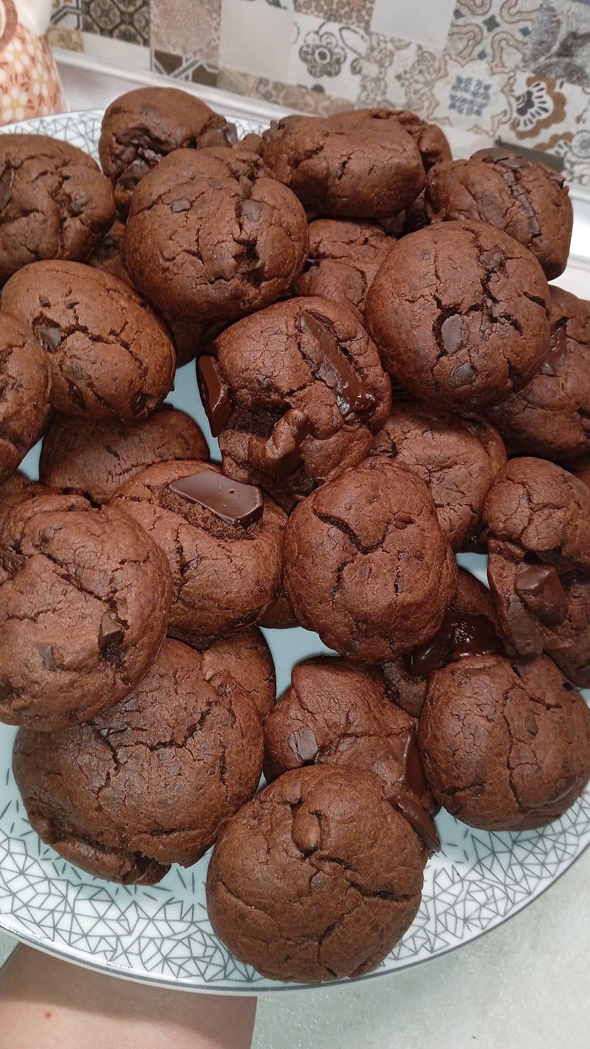 mini cookies-σοκολάτας-συνταγή-