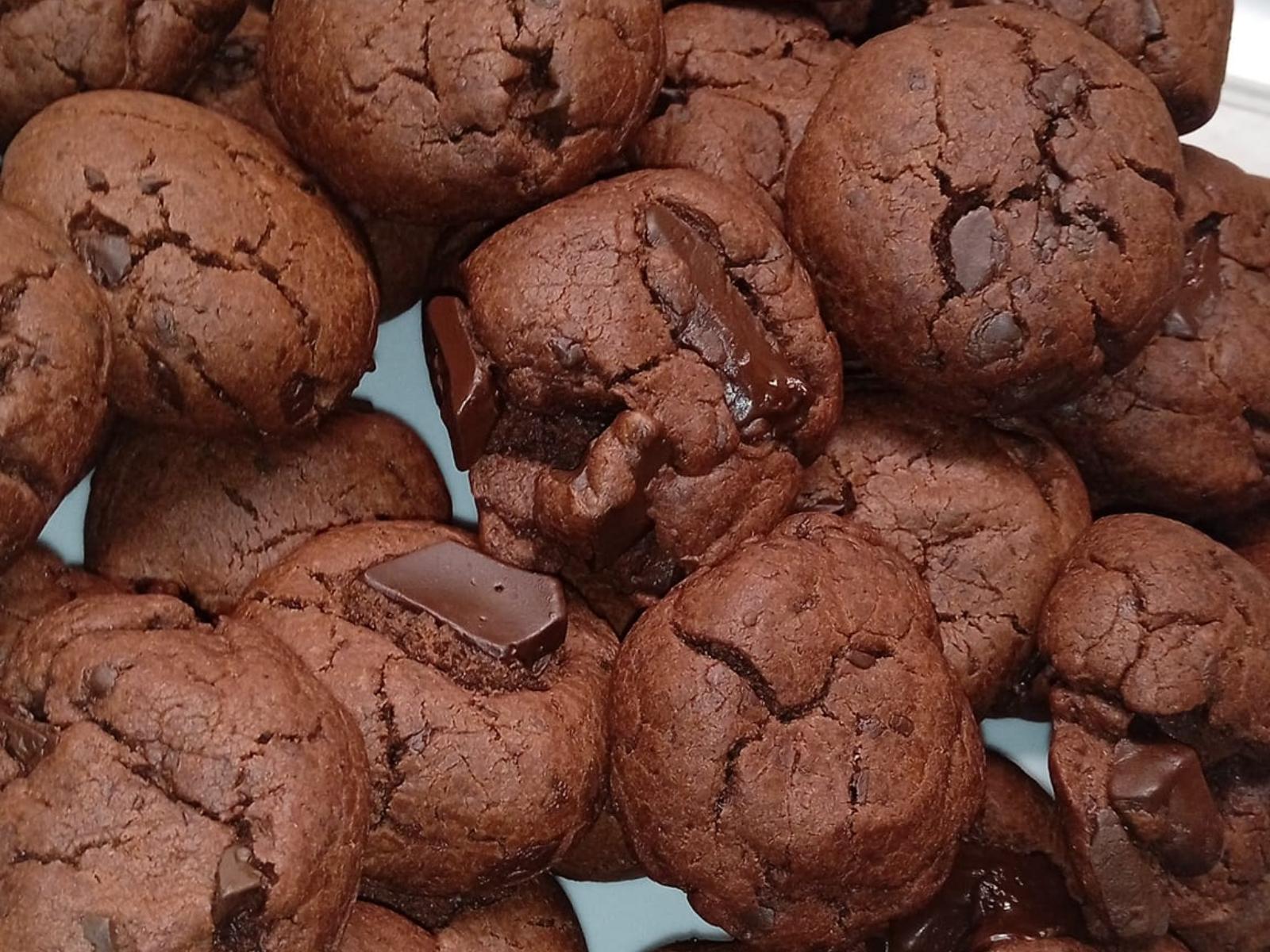 mini cookies-σοκολάτας-συνταγή-