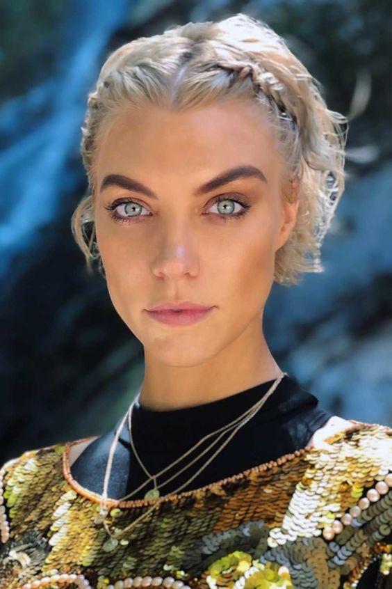 πλεξουδάκια-σε-κοντά μαλλιά-ιδέες- πλεξουδάκια-σε-κοντά μαλλιά-ιδέες-