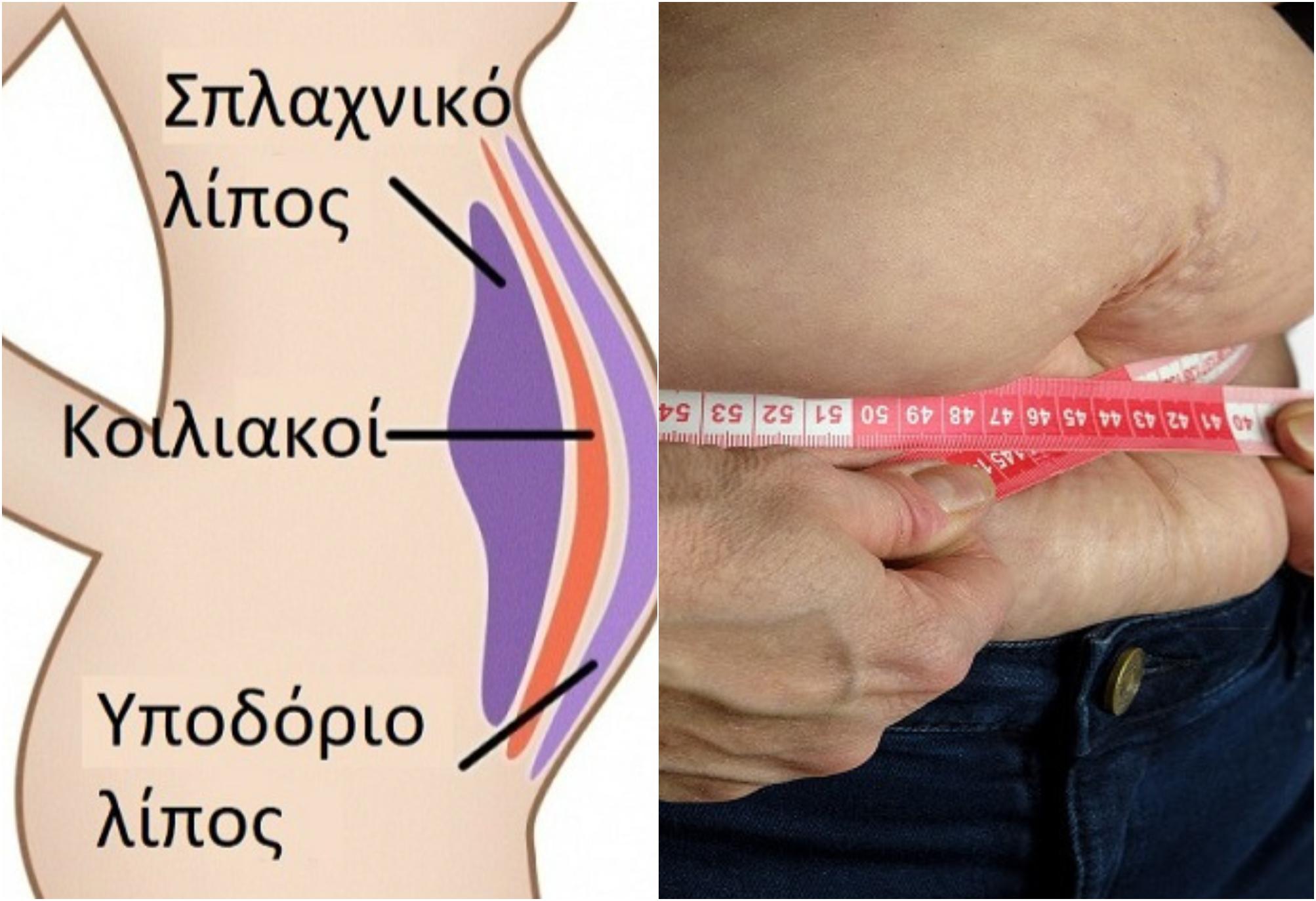 Σπλαχνικό λίπος: Ποια είναι η σωστή διατροφή για να απαλλαγείτε μια και καλή